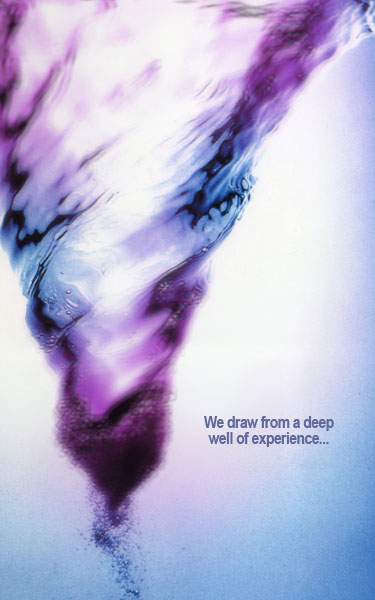 We draw from a deep well of experience...